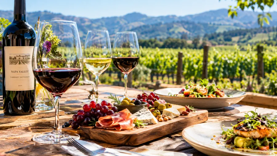 Las mejores bodegas del Valle de Napa con maridajes de comida y almuerzo